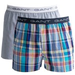 2-Pak Gant Cotton With Fly Boxer Shorts