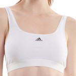 Adidas Solid Cotton Crop Bra