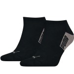 2-Pakuj Puma Men Logo Block Sneaker Socks