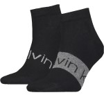 2-Pakkaus Calvin Klein Logo Ribbon Sneaker Socks