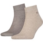 2-Pakning Calvin Klein Quarter Socks