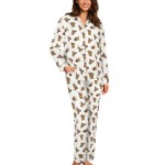 Lady Avenue Cotton Flannel Pyjamas