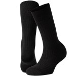 2-stuks verpakking Panos Emporio Premium Mercerized Wool Rib Socks