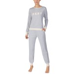 DKNY New Signature Long Sleeve Top and Jogger PJ