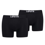 2-Pakuj Levis Men Solid Basic Boxer Brief