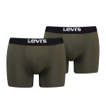 2-Pak Levis Men Solid Basic Boxer Brief