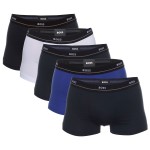 5-Pakning BOSS Jersey Quality Cotton Mix Solid Cotton Trunks