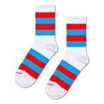 2-Pack Happy Socks Stripe It Crew Sock