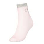 Calvin Klein Women Big Crystal Logo Short Sock