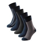 5-stuks verpakking Schiesser Men Blue Bird Socks