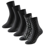 5-Pak Schiesser Women Blue Bird Socks
