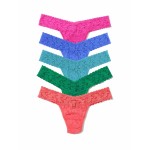 5-Pack Hanky Panky Signature Lace Low Rise Thong