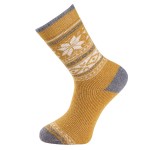 Trofe Knitted Patterned Wool Sock  