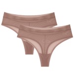 2-Pakkaus Triumph Tempting Sheer Highwaist String