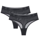 2-Pack Triumph Tempting Sheer Highwaist String