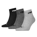 3-Pak Puma Unisex New Generation Cushioned Quarter Sock