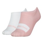 2-Pacchetto Calvin Klein Women Footie High Cut Socks