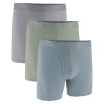 3-Pack Under Armour Perfect Cotton 6in Boxer