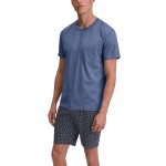 Calida Relax Imprint O Neck Short Pyjama 