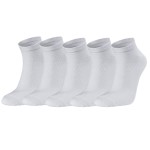 5-Pak Seger Low Cotton Socks