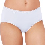 3-Pakkaus Sloggi 24 7 Cotton Lace Midi Briefs