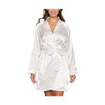 Lady Avenue Satin Short Kimono