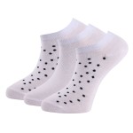3-Pakning Trofe Cotton Dot Sneaker Socks