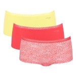 3-Pakuj Sloggi GO Crush Hipster Shorts