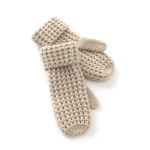 Wiges Emilia Chunky Waffle Knit Mittens