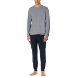 Schiesser Casual Essentials Long Pyjama With Cuffs