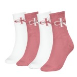 4-Pakkaus Calvin Klein Women Logo Sock Gift Box