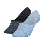 2-Pakning Calvin Klein Women Low Cut Footie Socks