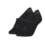 2-Pakkaus Calvin Klein Women Invisible Footie Socks