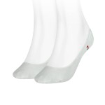 2-stuks verpakking Tommy Hilfiger Women Invisible Footie Socks 