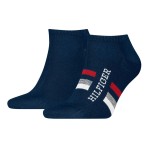 2-Pakkaus Tommy Hilfiger Men Tab Sneaker Socks