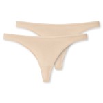 2-Pakuj Schiesser 95-5 Organic Cotton Thongs