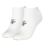 2-Csomagolás Tommy Hilfiger Cotton Blend Logo Sneaker Socks