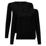 2-Pack Bamboo Basics Lara Knitted  Long Sleeve T-Shirt
