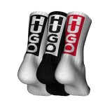 3-Pack HUGO Back Label Socks