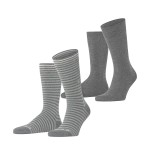 2-Balit Burlington Everyday Stripe Socks 
