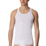 2-stuks verpakking Schiesser Fine Ribbed Undershirts 3XL-4XL