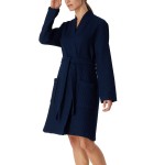 Schiesser Essentials Waffle Bathrobe