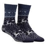 Damella Wool Socks With Pattern
