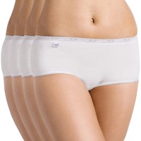 4-Pacchetto Sloggi Basic Organic Hipster 4