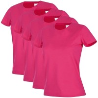 4-Pacote Stedman Classic Women T-shirt