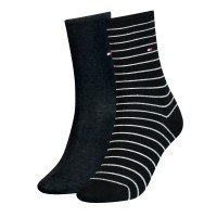 2-Paquet Tommy Hilfiger Classic Small Stripe Socks 