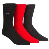 3-Paquet Calvin Klein Maddox Flat Knit Socks Gift Box