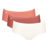 3-Pakuotė Sloggi Basic Plus Midi Colored