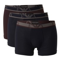 3-Pacchetto Emporio Armani Monogram Cotton Boxers