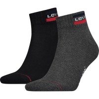 2-Pakning Levis Sport Mid Cut Sock